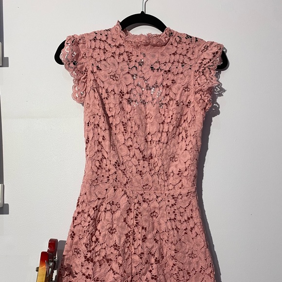 Pink Laced Romper - Picture 2 of 5